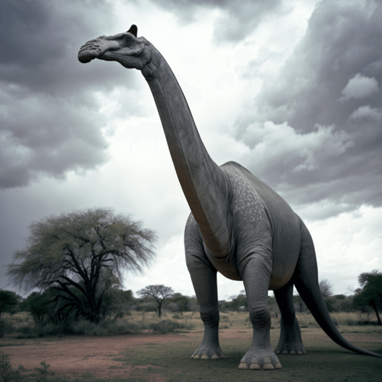 brachiosaurus looking to the side