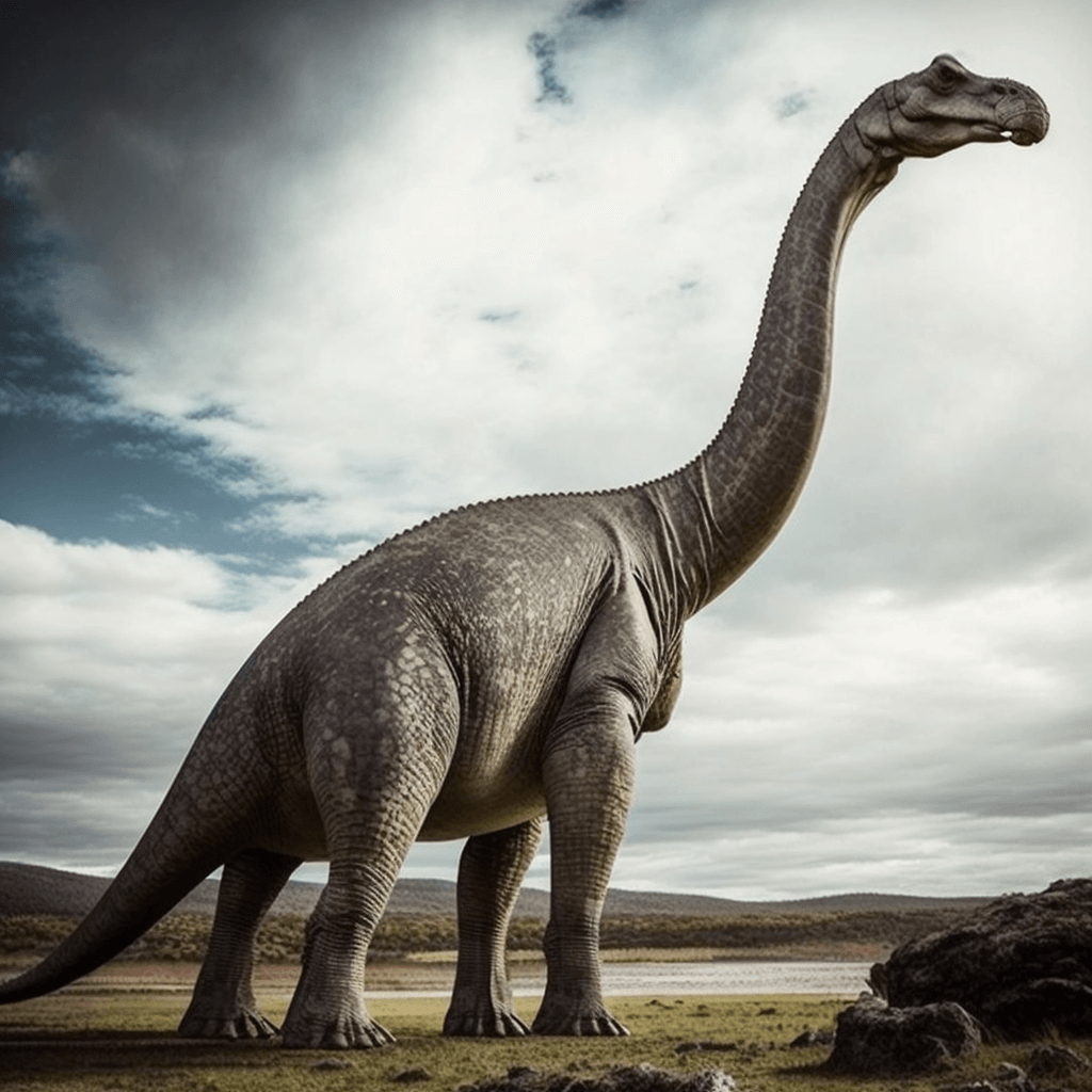 brachiosaurus staring to the side