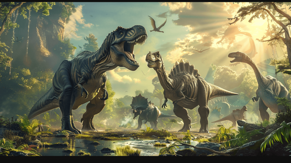 a group of Cretaceous dinosaurs