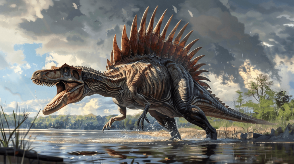 Spinosaurus standing