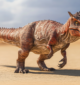 Carnotaurus in a desert